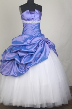 Classical Ball Gown Strapless Strapless Floor-length Quinceanera Dress LZ426036