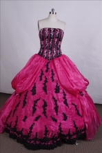Classical Ball gown Strapless Floor-length Quinceanera Dresses Style FA-C-077