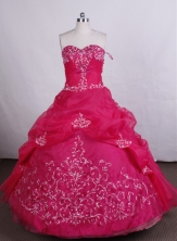 Exquisite Ball gown Sweetheart-neck Floor-length Quinceanera Dresses Style FA-C-075