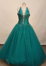 Gorgeous Ball gown V- neck Floor-length Quinceanera Dresses Style FA-W-226