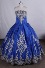 Luxurious Ball gown Strapless Floor-length Quinceanera Dresses Style FA-C-053