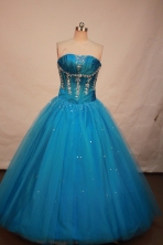 Popular Ball gown Strapless Floor-length Quinceanera Dresses Style FA-W-225