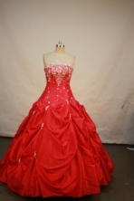Popular Ball gown Strapless Floor-length Quinceanera Dresses Style FA-W-260