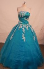 Popular Ball gown Strapless Floor-length Quinceanera Dresses Style FA-W-278