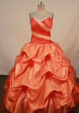 The Super Hot Ball Gown Sweetheart Floor-length Quinceanera Dresses Beading Style FA-Z-0271