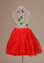 Mini Length Hot Selling 2013 Red Petticoat ACP007FOR