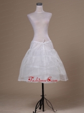 White Tulle Mini Length Petticoat ACP038FOR