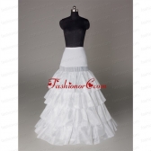 Wonderful Organza Floor-length Petticoat in White ACCPTI004FOR