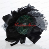 2014 Modest Beading Lace and Feather Fascinators ACCHP110FOR