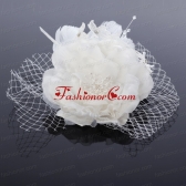 2014 Unique Tulle White Fascinators with Pearls ACCHP011FOR