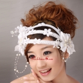 Beautiful and Hand Made Flowers For Headpiece With Pearl TH069FOR