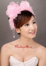 Lovely Organza Beading Hat Hair Ornament TH032FOR