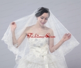 Two-Tier Tulle Drop Veil Bridal Veils for Wedding Party ACCWEIL016FOR