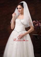 Two Tier Tulle Graceful Wedding Veil HM1900-2FOR