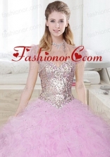 Beautiful Tulle Ruffls and Beading Quinceanera Jacket in Lilac ACCJA125FOR