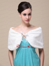 Luxurious Faux Fur Special Occasion  Wedding Shawl On Sale RR0915011FOR