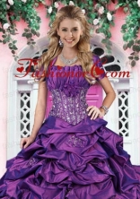 Luxurious Purple Taffeta Special Occasion Quinceanera Jacket ACCJA102FOR