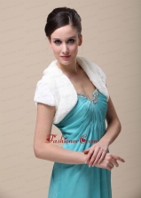 Pretty Faux Fur Special Occasion   Wedding Jacket With Short Sleeves On Sale RR091502FOR