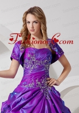 Unique and Affordable Open Front Quinceanera Jacket in Purple For 2015 ACCJA051FOR
