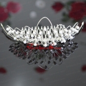 Imitation Pearls Decorate Beautiful Tiara FAVHP1116012FOR