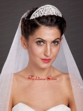 Popular Fan-Shaped Alloy Tiara With Rhinestone Decorates JDZH097FOR