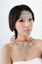Dazzling Alloy Jewelry Set Necklace And Headpiece ACCJSET183FOR