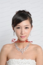 Dignified Colorful Imitation Pearl Jewelry Set Including Necklace Earring ACCJSET121FOR