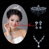 Dreamlike Alloy With Rhinestone Pearl Ladies Jewelry Sets ACCJSET140FOR