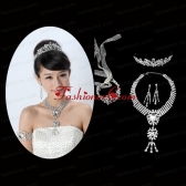 Elegant Alloy With Rhinestone Ladies Jewelry Sets ACCJSET156FOR