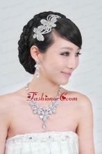 Gorgeous Alloy With Rhinestone Ladies Necklace and Headpiece ACCJSET085FOR