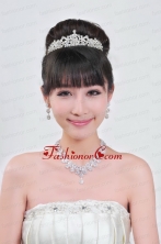 Gorgeous Alloy With Rhinestone Ladies Necklace and Tiara ACCJSET099FOR
