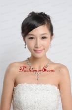 Imitation Pearl Wedding Jewelry sets in Silver on Sale ACCJSET126FOR
