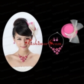 Shining Alloy With Rhinestone Ladies Jewelry Sets ACCJSET152FOR
