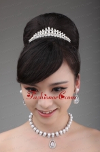 Together with Rhinestone Pearl and Alloy in Necklace and Tiara ACCJSET036FOR