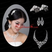 Unique Alloy With Rhinestone Ladies Jewelry Sets ACCJSET143FOR
