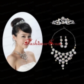 Unique Alloy With Rhinestone Ladies Jewelry Sets ACCJSET165FOR