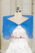 2014 Sweet Beading Open Front Shawls in Blue JSA025-13FOR