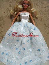 Embroidery Ball Gown Quinceanera Doll Dress Babidf130for
