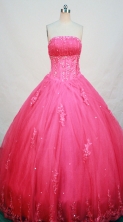 Cheap Ball gown Strapless Floor-length Quinceanera Dresses Style FA-W-250