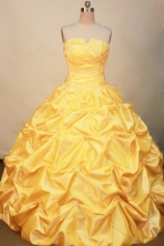 Popular Ball gown Strapless Floor-length Quinceanera Dresses Style FA-W-248