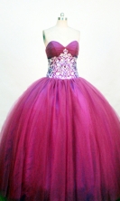 Romantic Ball gown Sweetheart-neck Floor-length Quinceanera Dresses Style FA-W-243