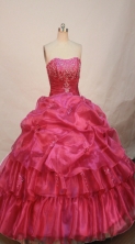 The most Popular Ball gown Strapless Floor-length Quinceanera Dresses Style FA-W-223