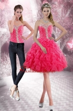 2015 Detachable Sweetheart Prom Skirts with Beading and Ruffles XFNAO885ATZB1FOR