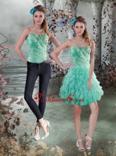 Detachable 2015 Sweetheart Prom Skirts with Beading and Ruffles XFNAO663TZB1FOR