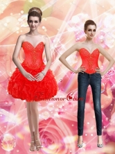 2015 Detachable Appliques and Ruffles Red Prom Dresses SJQDDT28004FOR 