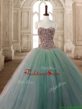 Discount Beaded Bodice A Line Quinceanera Dress in Apple Green SWQD122FOR