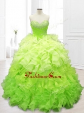 New Arrivals Ball Gown Sweet 16 Dresses with Beading and RufflesSWQD062-5FOR