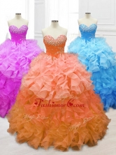 New Style Sweetheart Quinceanera Gowns with Beading and RufflesSWQD062-1FOR