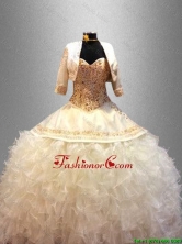 Popular Sweetheart Quinceanera Dresses with Beading and Ruffles SWQD035FOR