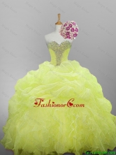 2015 Fall Pretty Sweetheart Beaded Quinceanera Dresses with Ruffled Layers SWQD014-5FOR